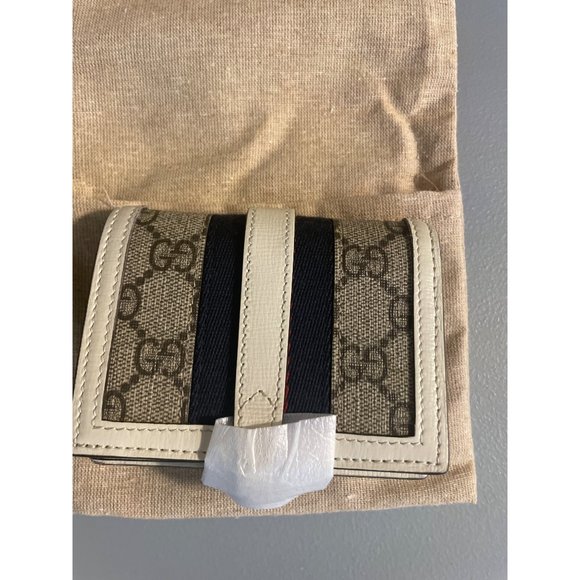 Gucci Wallet 645536 Jackie 1961 Rare Blue/Red - Picture 5 of 11